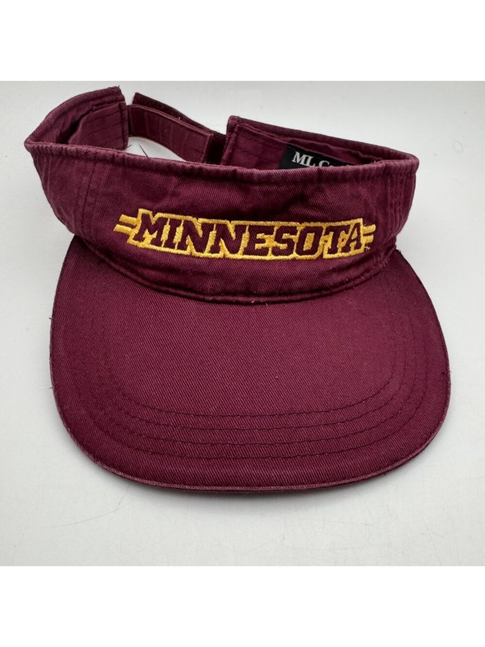 Minnesota Golden Gophers Visor Hat Cap NCAA Maroon Gold Adjustable